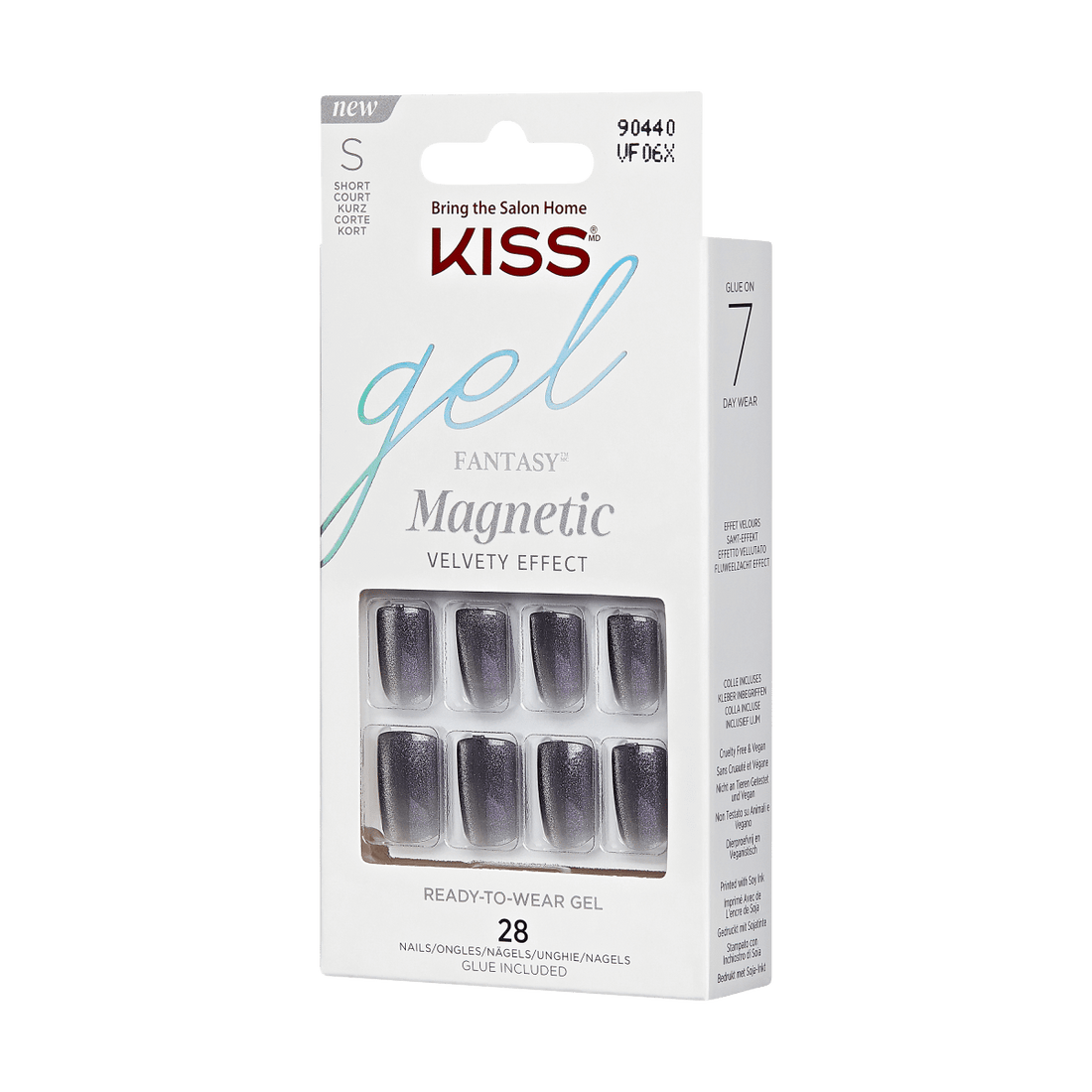 KISS Gel Fantasy Magnetic Nails - Ruler