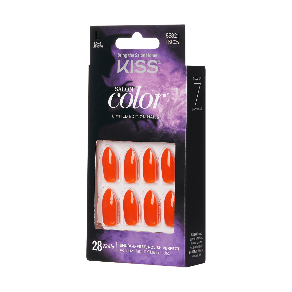 KISS Halloween Salon Color Nails - Long Gone