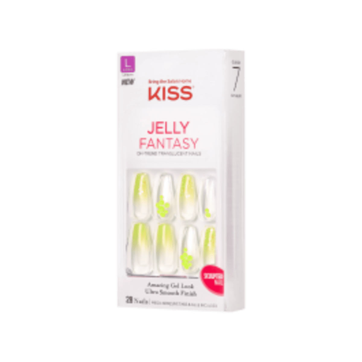 KISS Jelly Fantasy Nails - Jelly Hearts