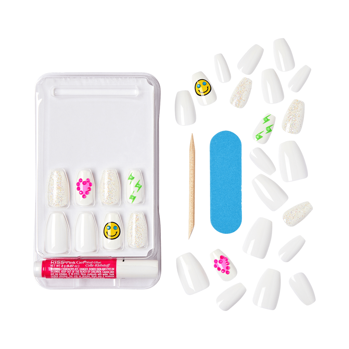 KISS Voguish Fantasy Nails - Glow Up