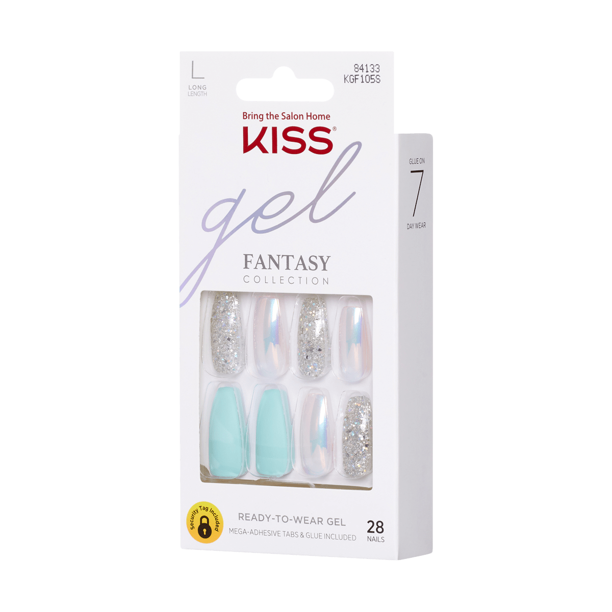 KISS Gel Fantasy Ready to Wear Gel Nails - Love Poem
