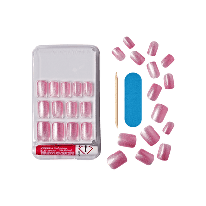 KISS Gel Fantasy Magnetic Nails - Pink Lemonade