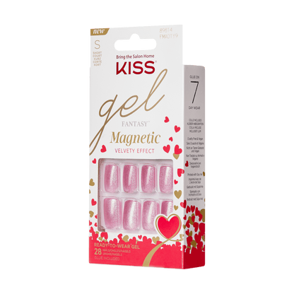 KISS Gel Fantasy Magnetic Nails - Pink Lemonade