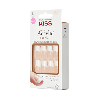 KISS Salon Acrylic French Nails - Paris Lover