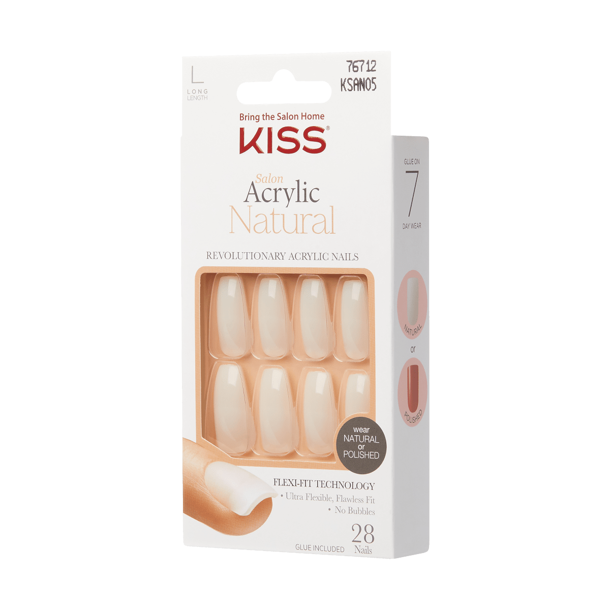 KISS Salon Acrylic Natural Nails - Strong Enough