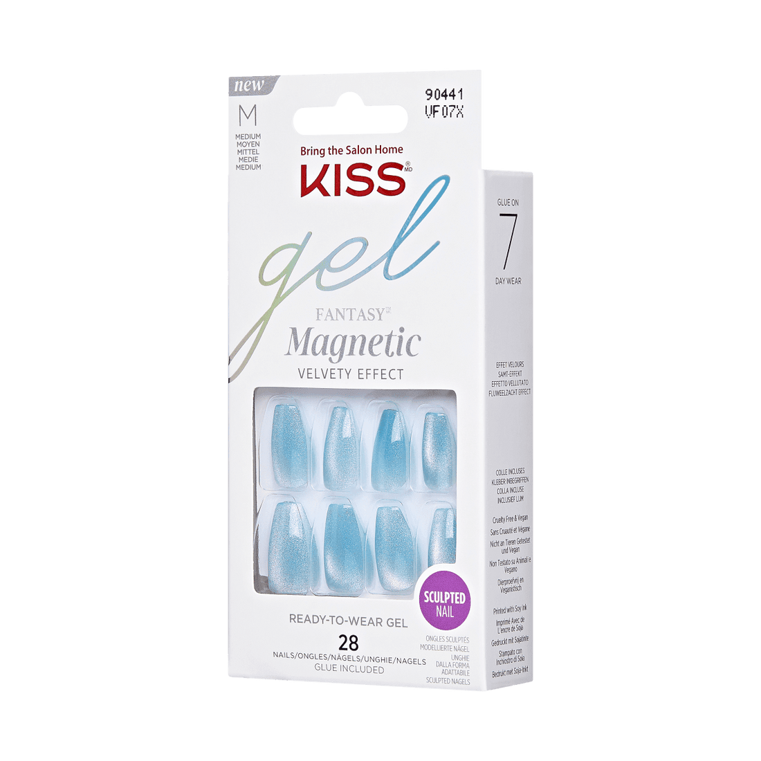KISS Gel Fantasy Magnetic Nails - Crayons