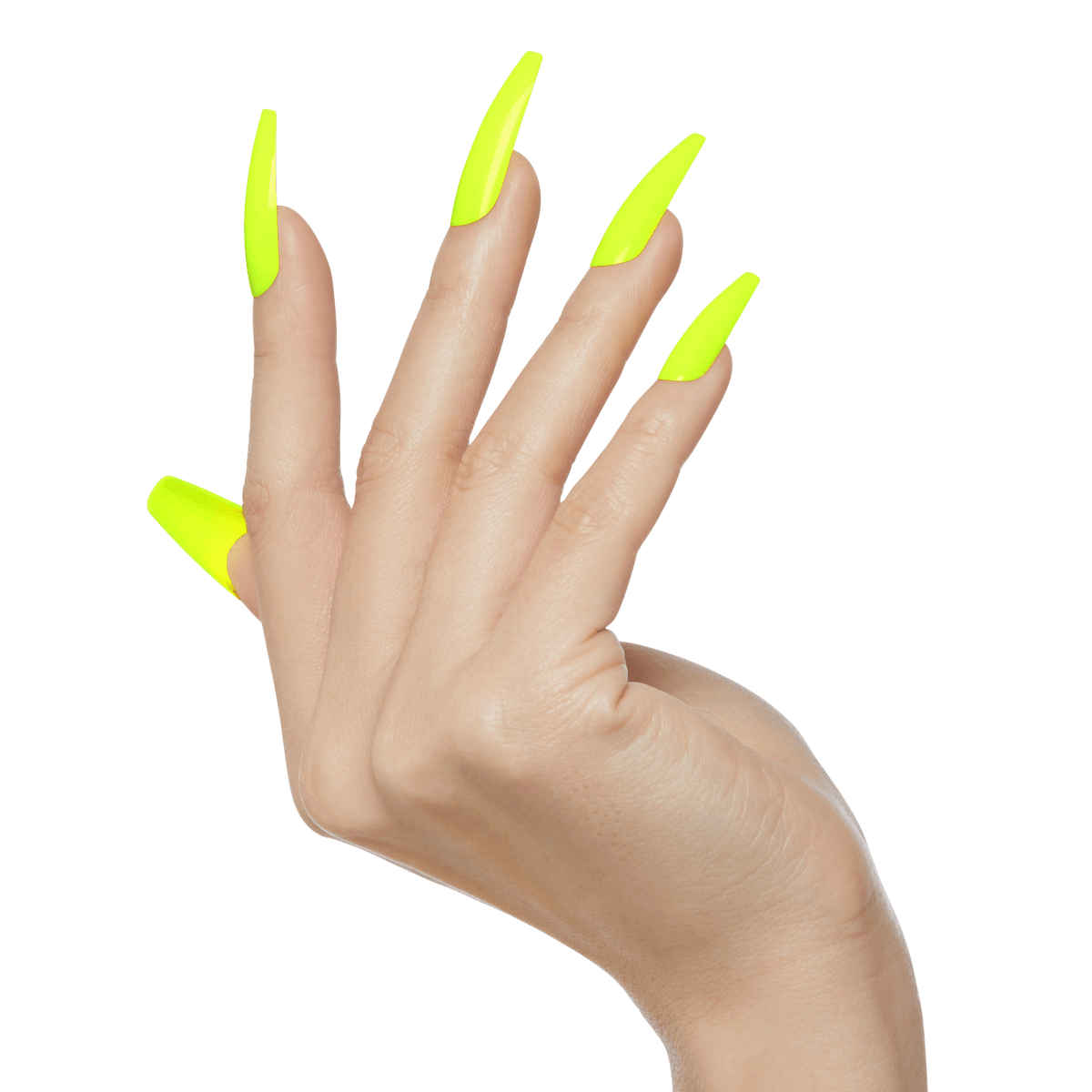 Buy Secret Lives designer artificial nails extension long light yellow &  translucent bottom with stud design 24 pieces set with manicure kit  convenient than manicure Online at Low Prices in India -