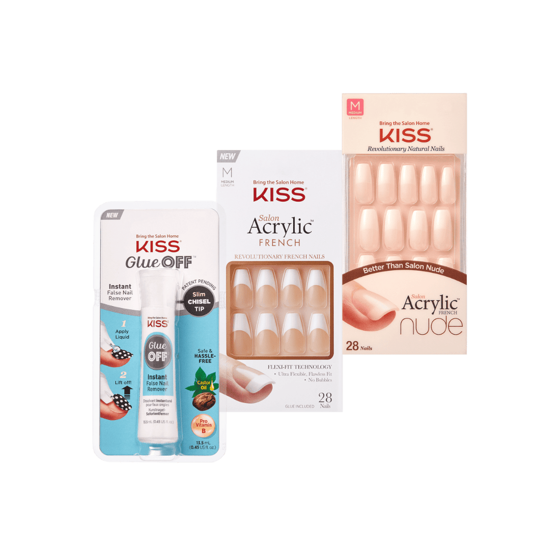 KISS Salon Acrylic &amp; Glue Off Set - C’est “I do!”