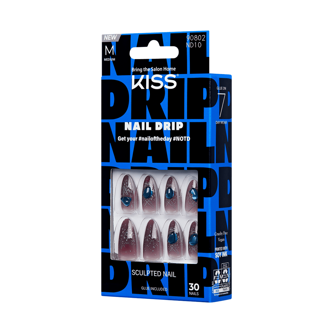 KISS Nail Drip Press-On Nails - We Drip