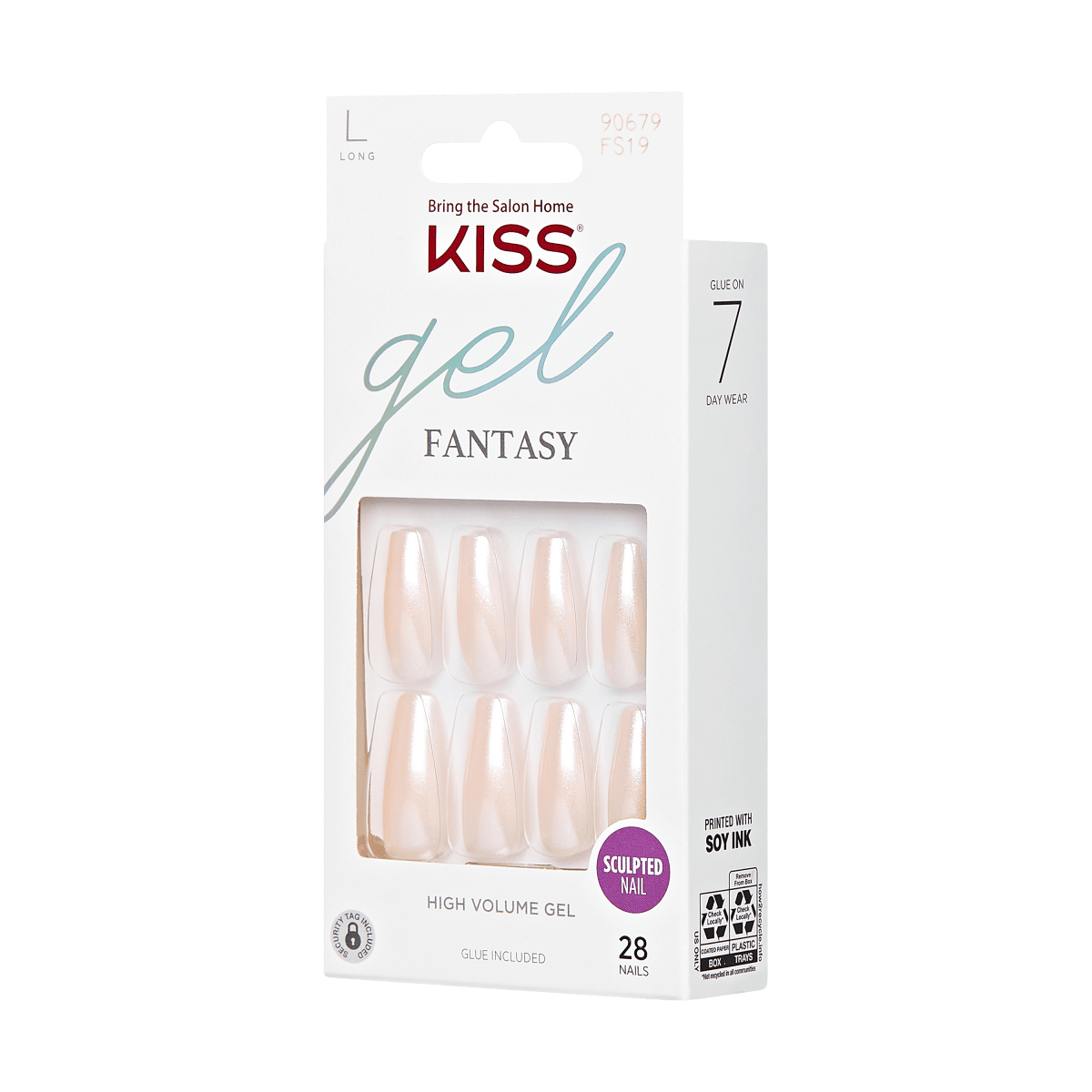 KISS Gel Fantasy Sculpted Press-On Nails - Hold Me Closer