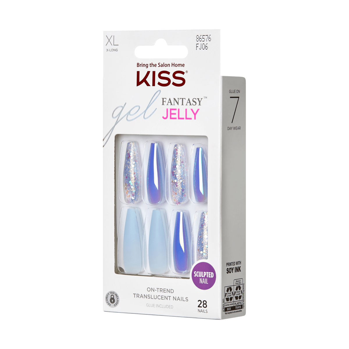 KISS Jelly Fantasy Nails - Cherry Jelly
