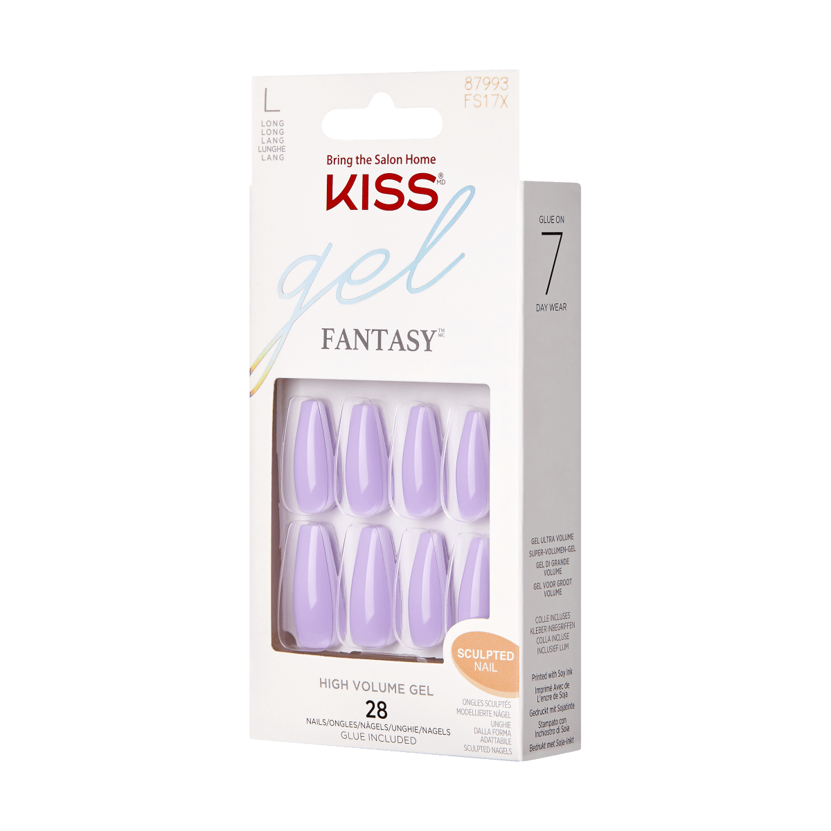 KISS Gel Fantasy Sculpted Nails - Hot Summer