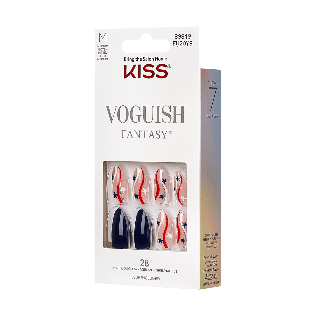 KISS Voguish Fantasy Patriotic Nails - Swag