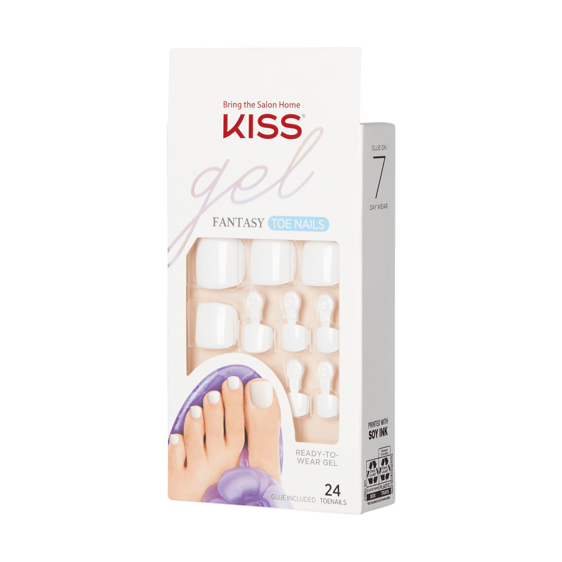 KISS Gel Fantasy Toenails- This is Classic