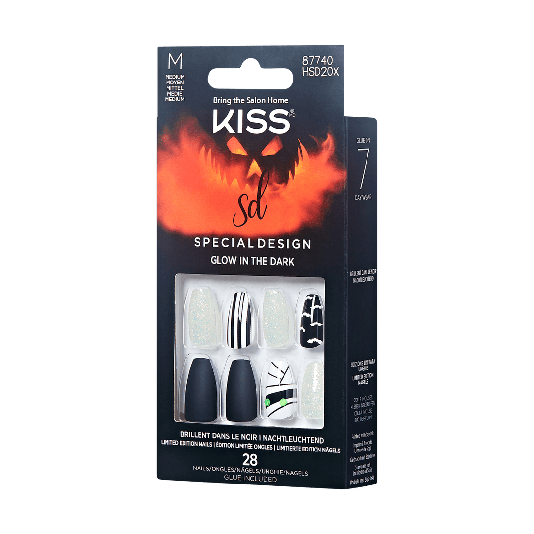 KISS Halloween Special Design Nails - Howling For You