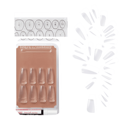 KISS Salon Acrylic Natural Nails Kit - Crystal