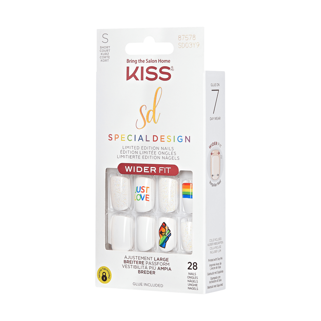 KISS Special Design Nails - Pride &amp; Joy