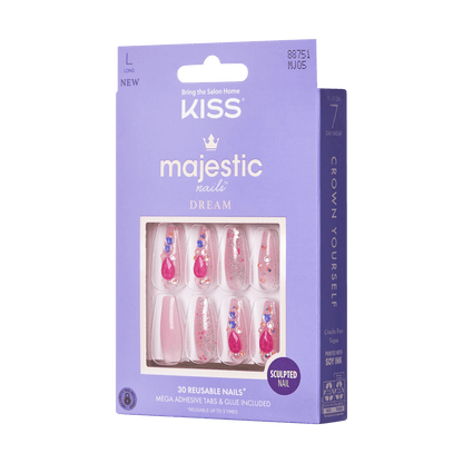 KISS Majestic Nails - Lovely Bubbly