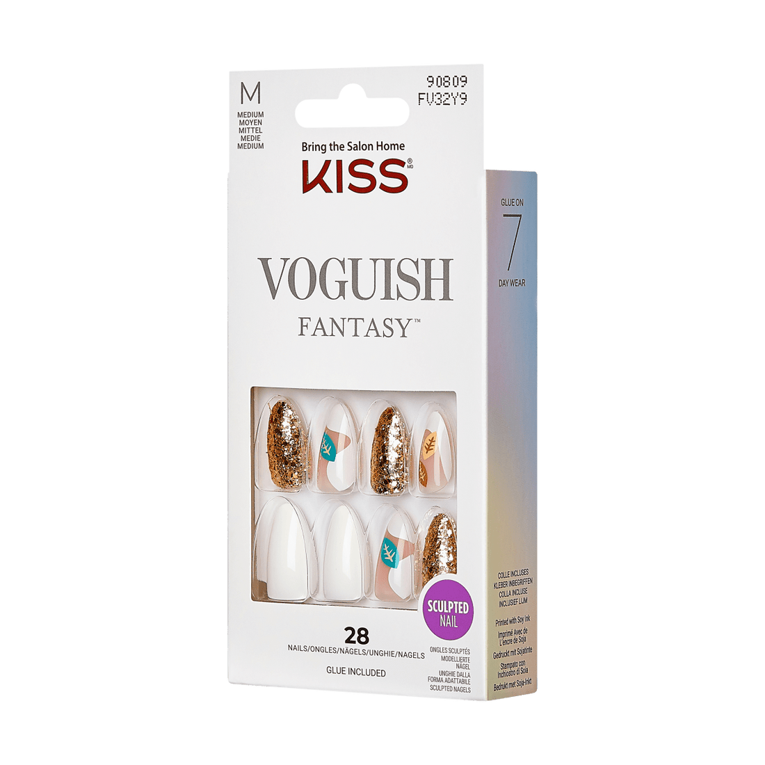 KISS Voguish Fantasy Nails - Foliage