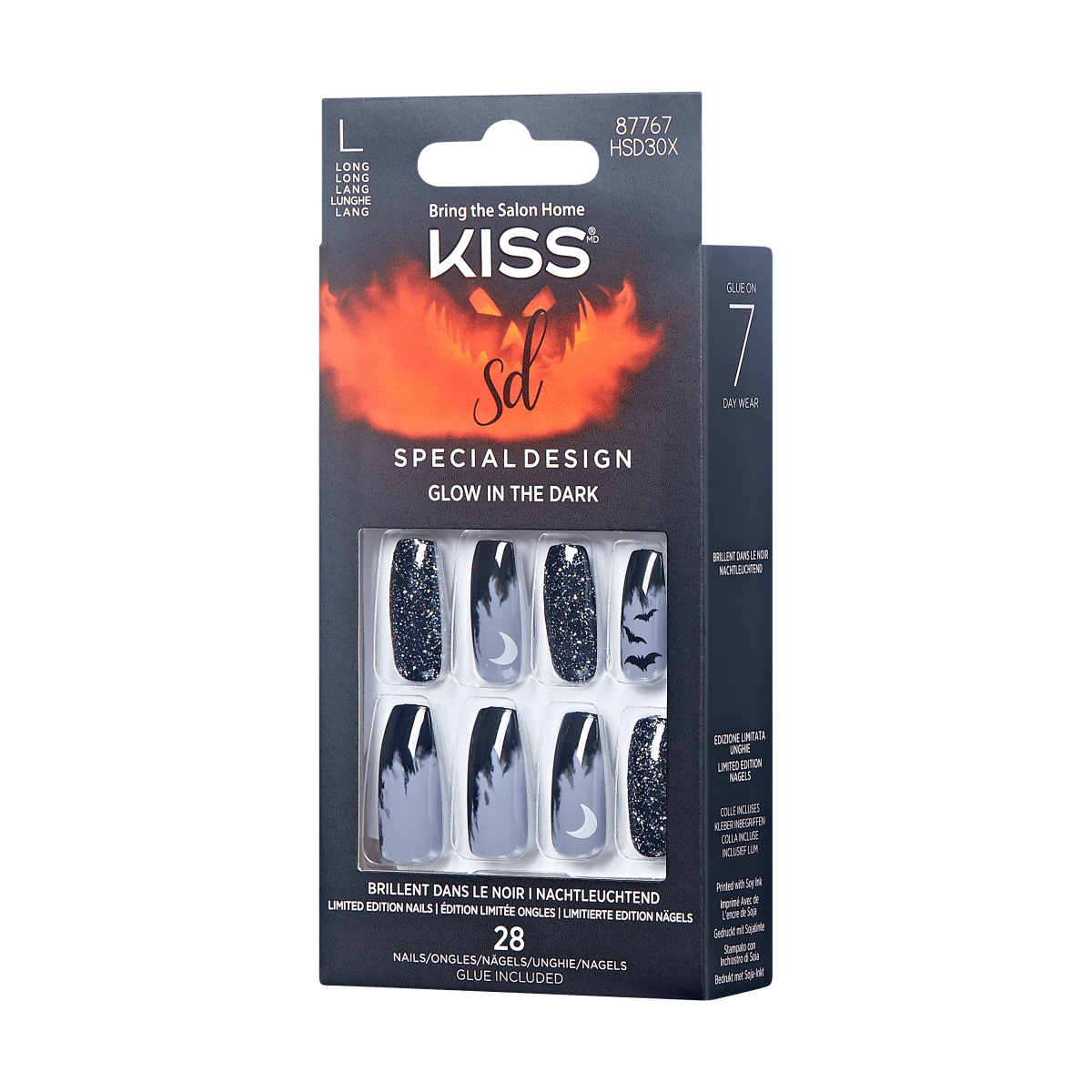KISS Halloween Special Design Nails - Haunted House