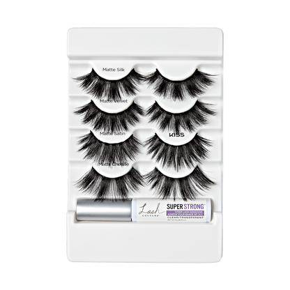 KISS Lash Couture Holiday 3D Matte Multipack - Clear