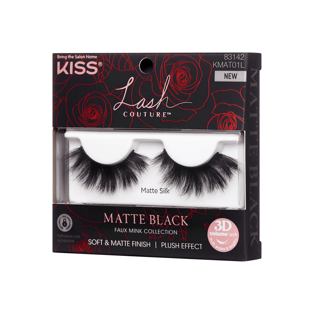 KISS Lash Couture Matte Black Valentine - Matte Silk