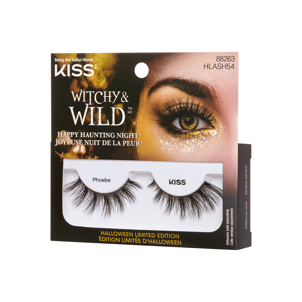 KISS Witchy &amp; Wild, False Eyelashes, Phoebe, 14mm, 1 Pair