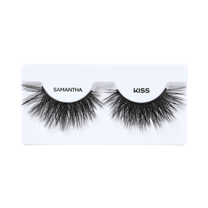 KISS Halloween False Eyelashes - Samantha (Crisscross Cat-Eye)