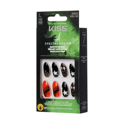 KISS Halloween Special Design Nails - Crazy Train
