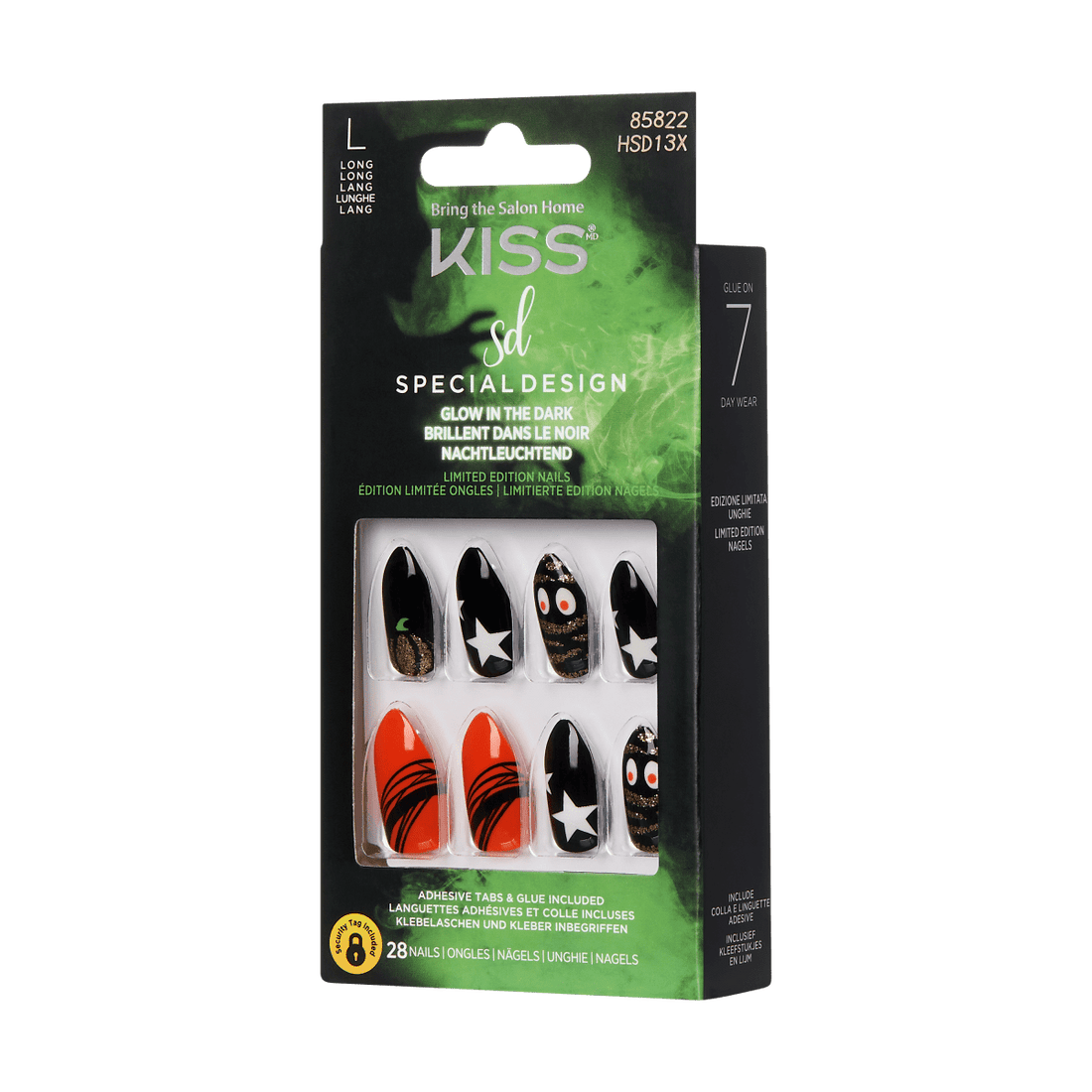 KISS Halloween Special Design Nails - Crazy Train