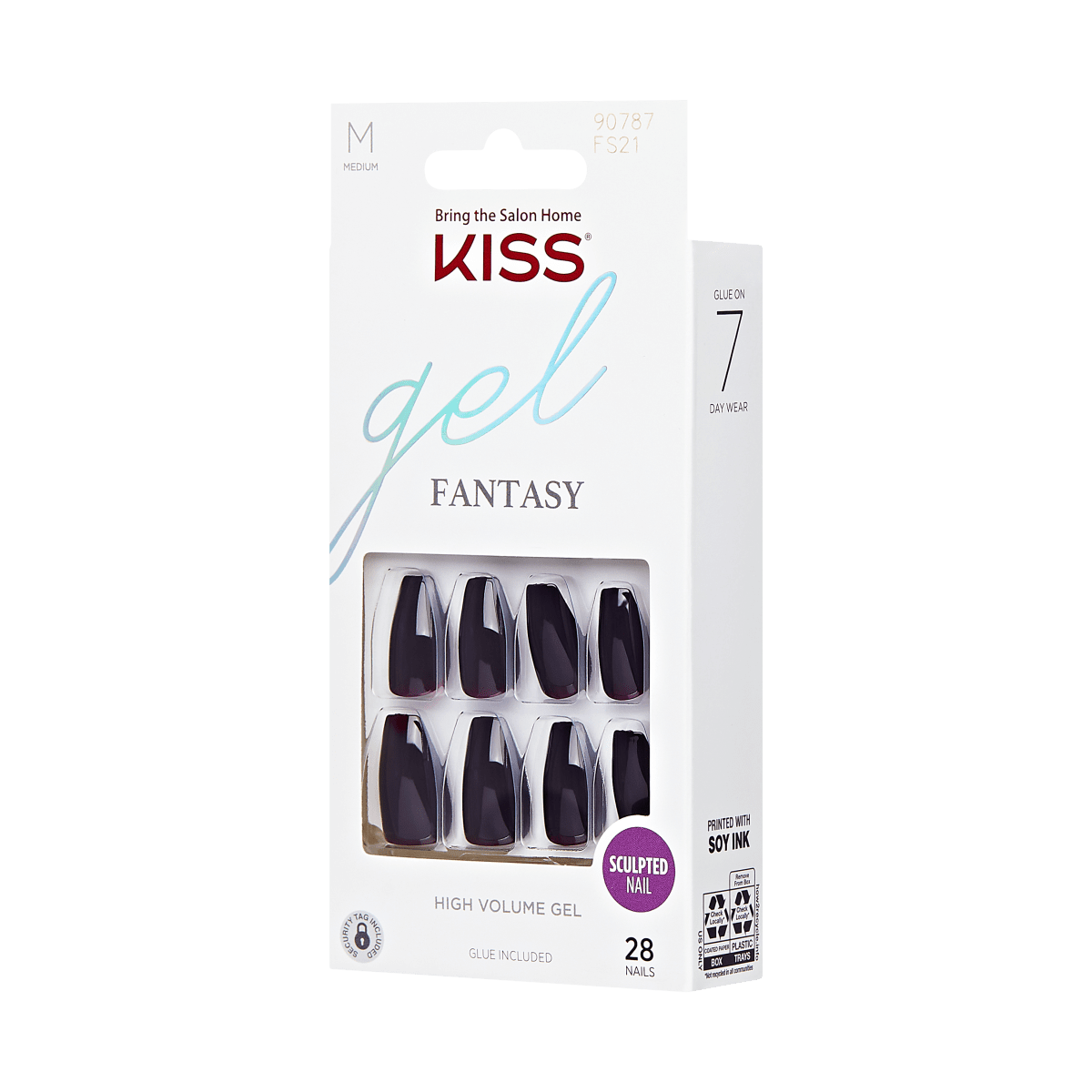 KISS Gel Fantasy Sculpted Nails - Late At Night
