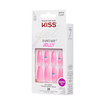 KISS Gel Fantasy Jelly Press-On Nails - Jelly Roll