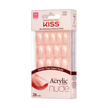 KISS Salon Acrylic French Nude Nails - Peaceful