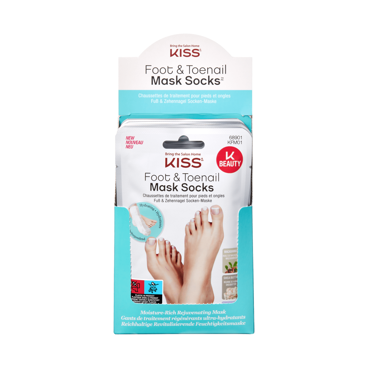 KISS Foot &amp; Toenail Mask Socks