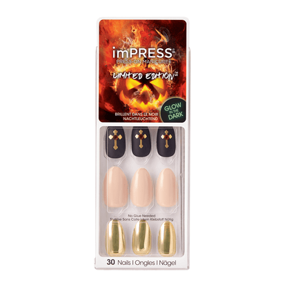 imPRESS Press-On Manicure Halloween Designs - Shadow