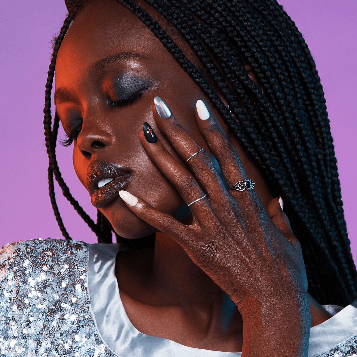 imPRESS Press-On Manicure Halloween Designs - Shadow