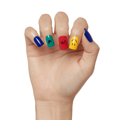 KISS Voguish Fantasy Nails, Wider Fit - Ego