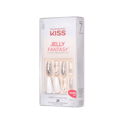 KISS Jelly Fantasy Nails - Jelly Melon