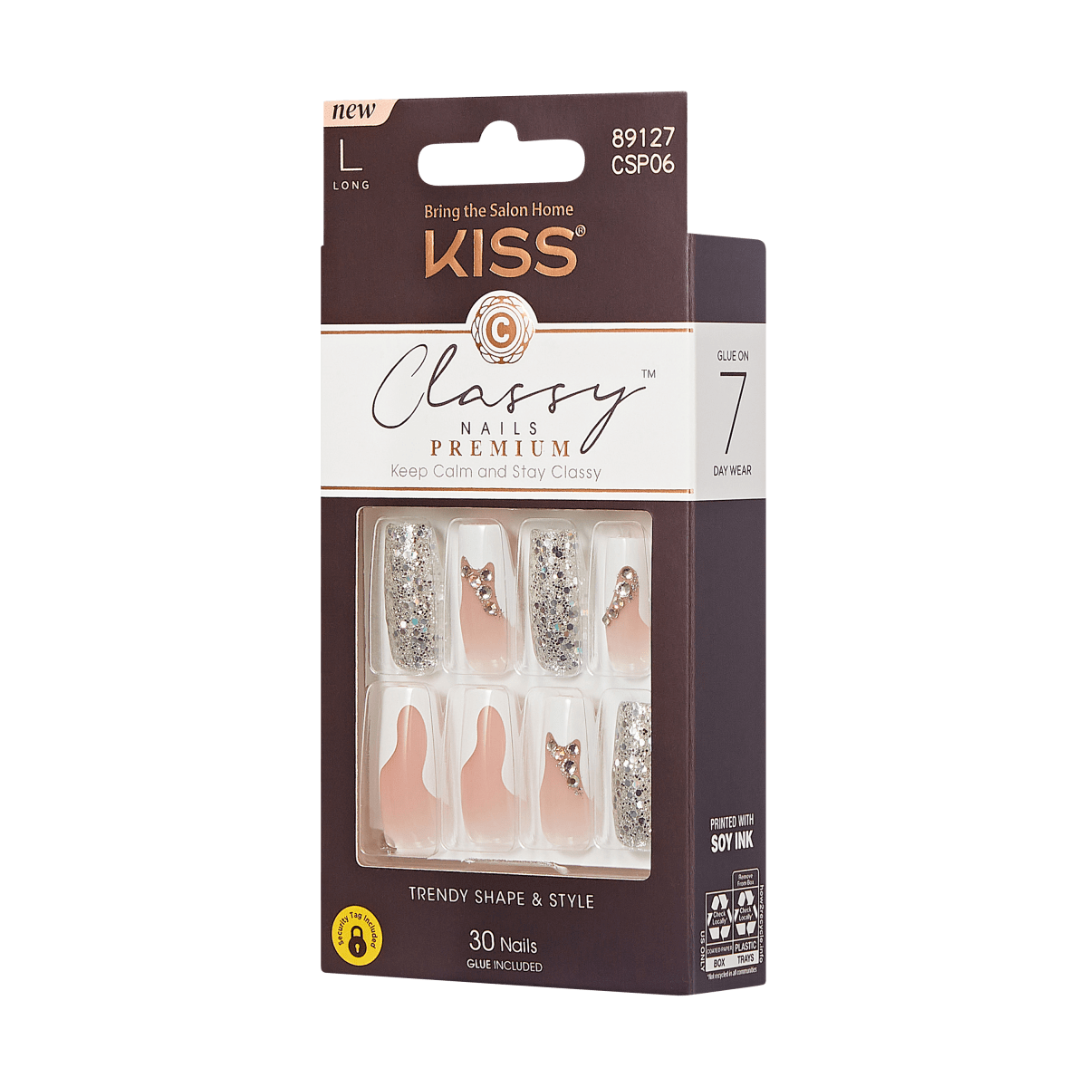 KISS Classy Premium Nails - Stay Modish