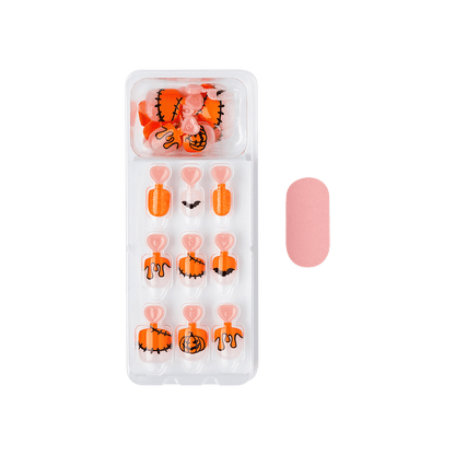 imPRESS MINI Halloween Press-On Manicure for Kids - Make Believe