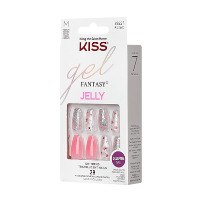 KISS Gel Fantasy Jelly Nails - Smiley