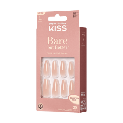 KISS Bare but Better Sculpted Nails - Nude Drama