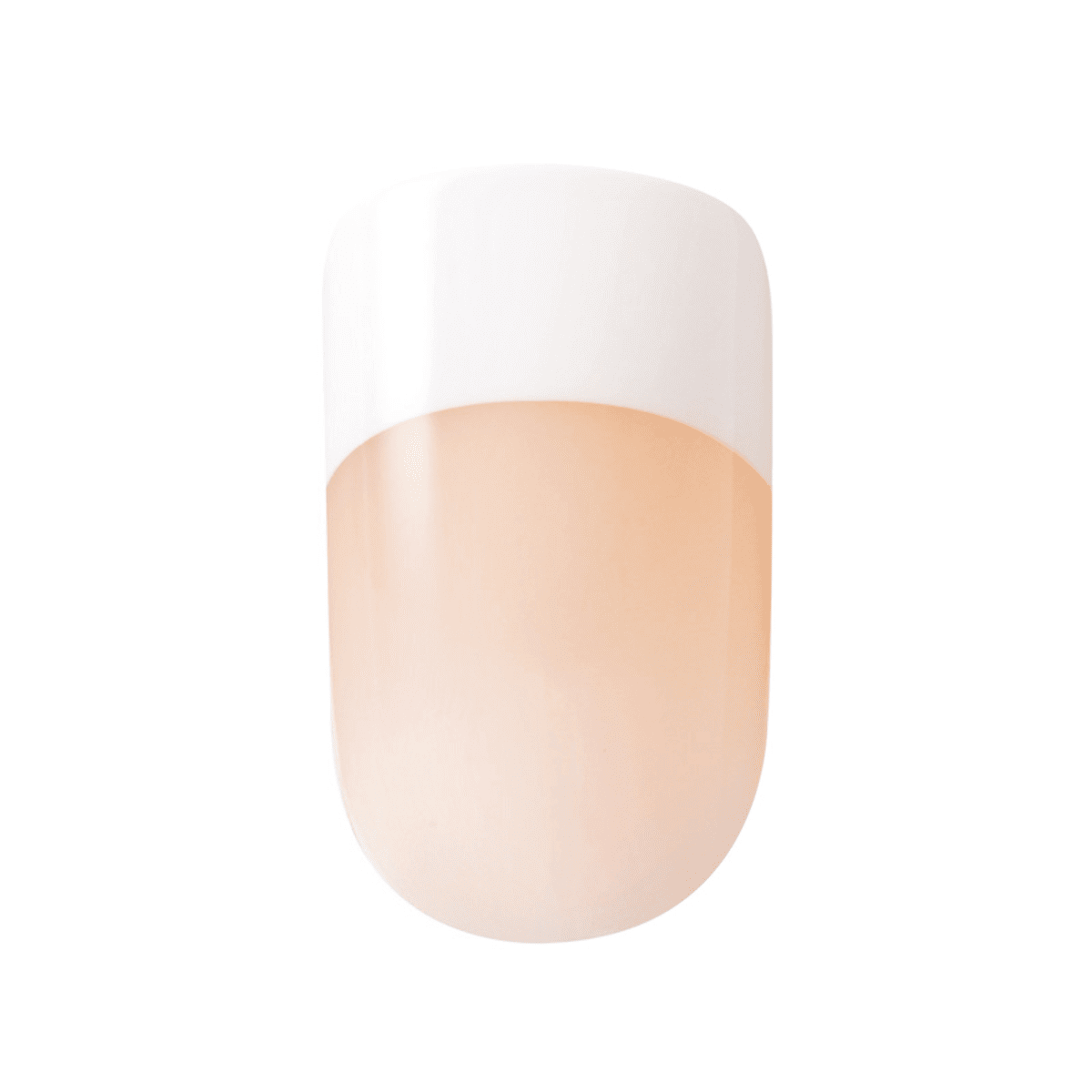 KISS Salon Acrylic, Press-On Nails, Rumour Mill, White, Med Squoval, 28ct