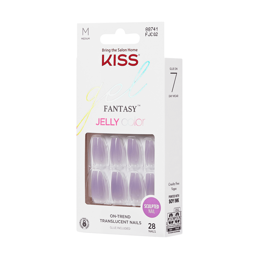 KISS Gel Fantasy Jelly Color Nails - Quince Jelly