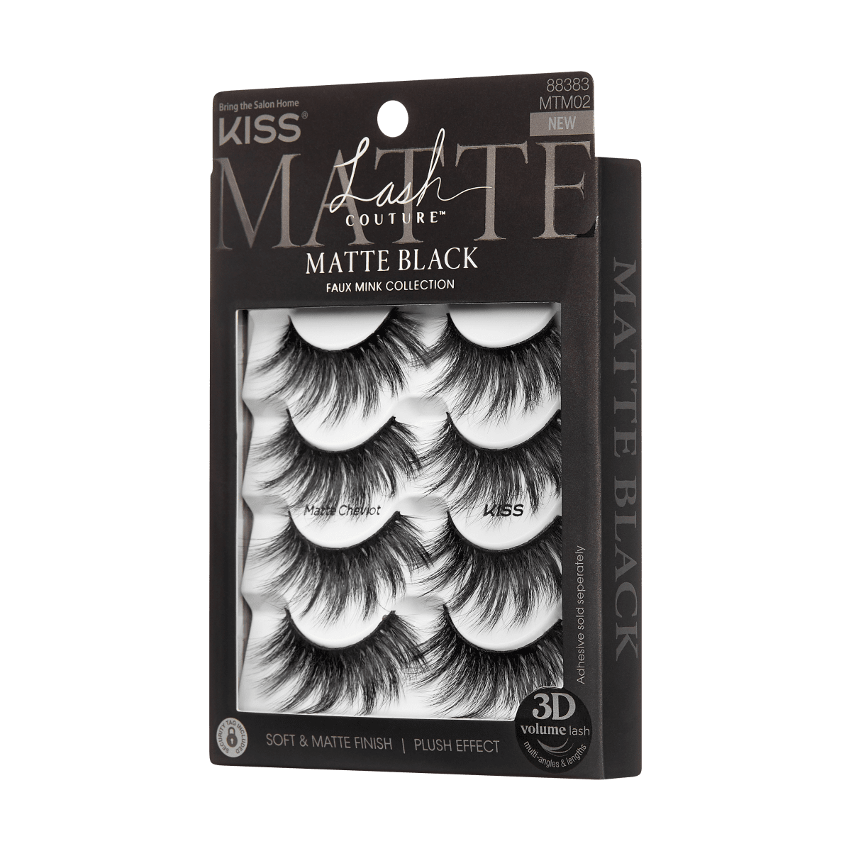 KISS Lash Couture Matte Black Multipack - Matte Cheviot