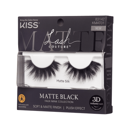 KISS Lash Couture Matte Black - Matte Silk