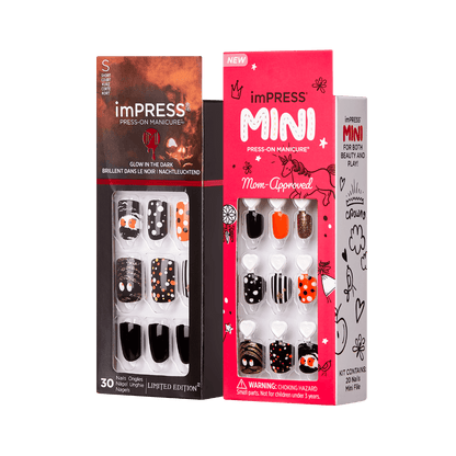 imPRESS Halloween Press-On Manicure &amp; MINI 2-Pc Set - Mummy &amp; Me