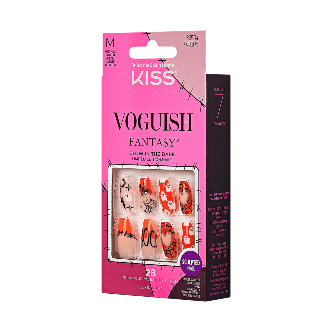 KISS Voguish Fantasy Halloween Nails - Nightmare