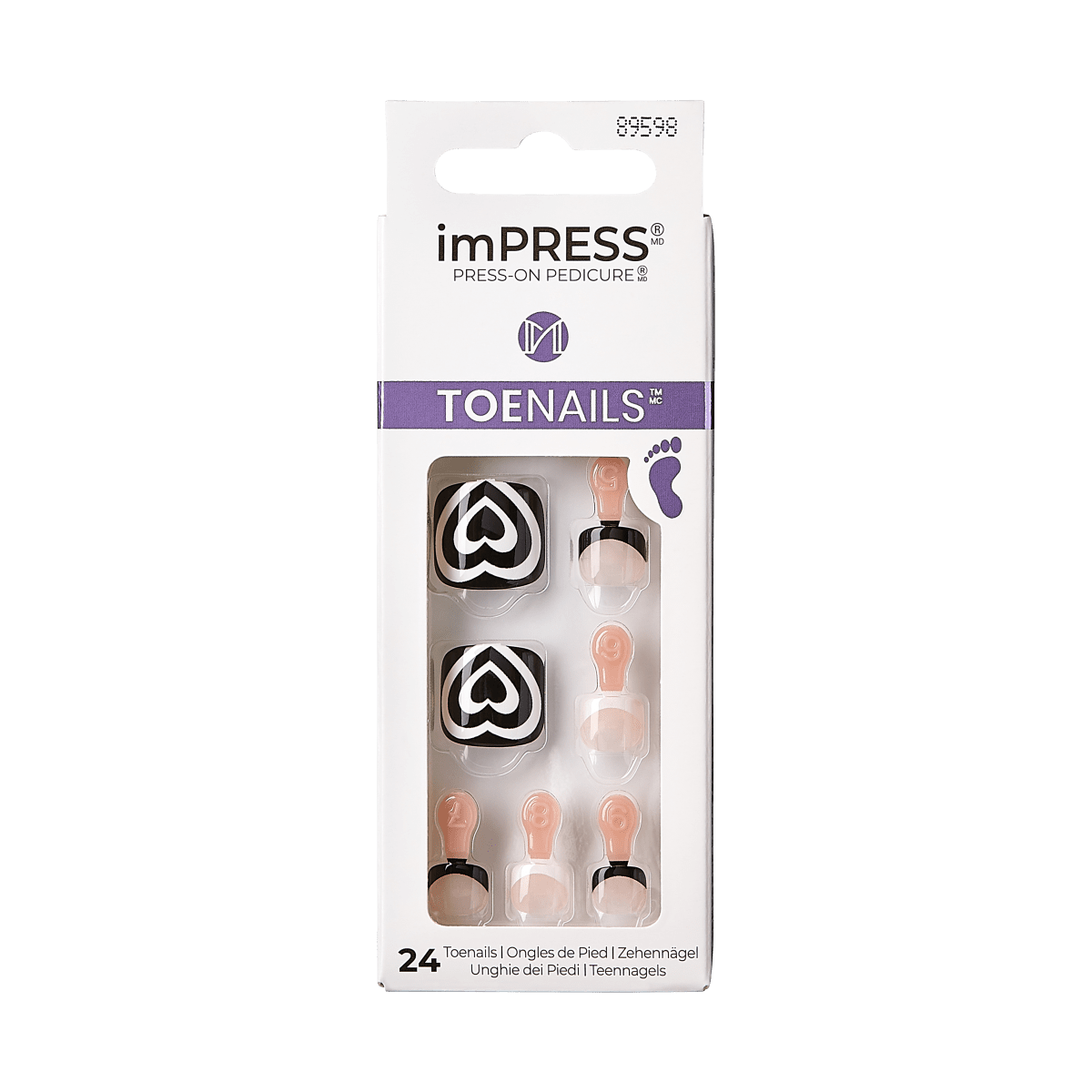 imPRESS Press-On Pedicure - Rose Mist