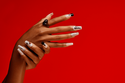 KISS Special Design Halloween Press On Glue Nails - Party Till I Die